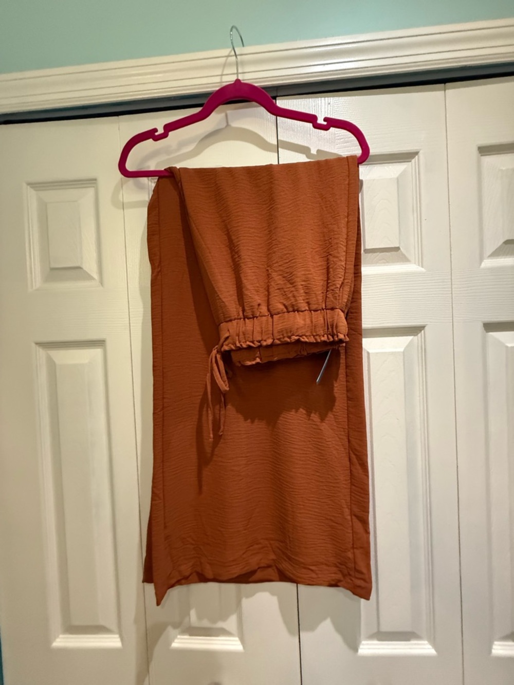 Cupshe Women's Rust Drawstring pants